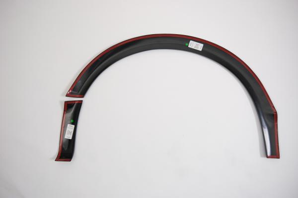Radlaufleisten Radlaufschutz Radlaufabdeckung / Radlaufverbreiterung Set passend für VW T5 + T5.1 Transporter schwarz matt mit ABE
