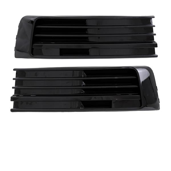 Gitter Grill Set Einsatz Stoßstange vorne Hochglanz Schwarz passend für VW T6 2015-2019