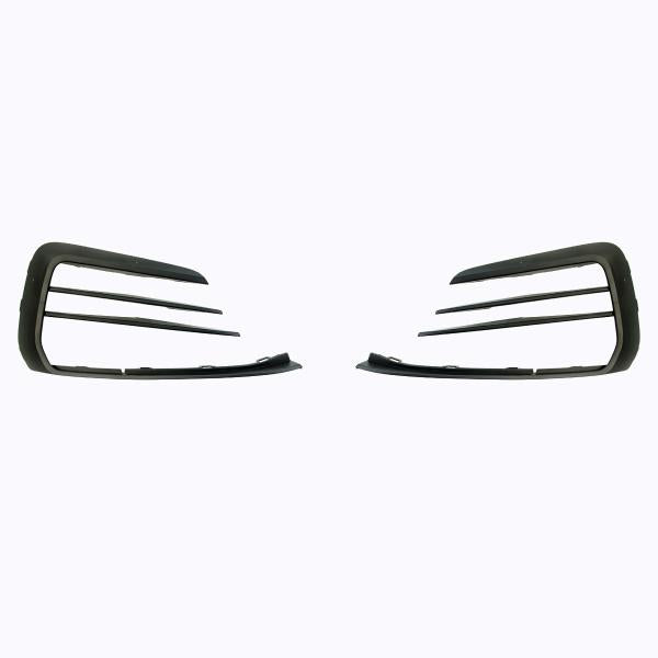 3 teiliges Stoßstangengitter Schwarz Glanz passend für VW Golf 7 GTI GTD Set