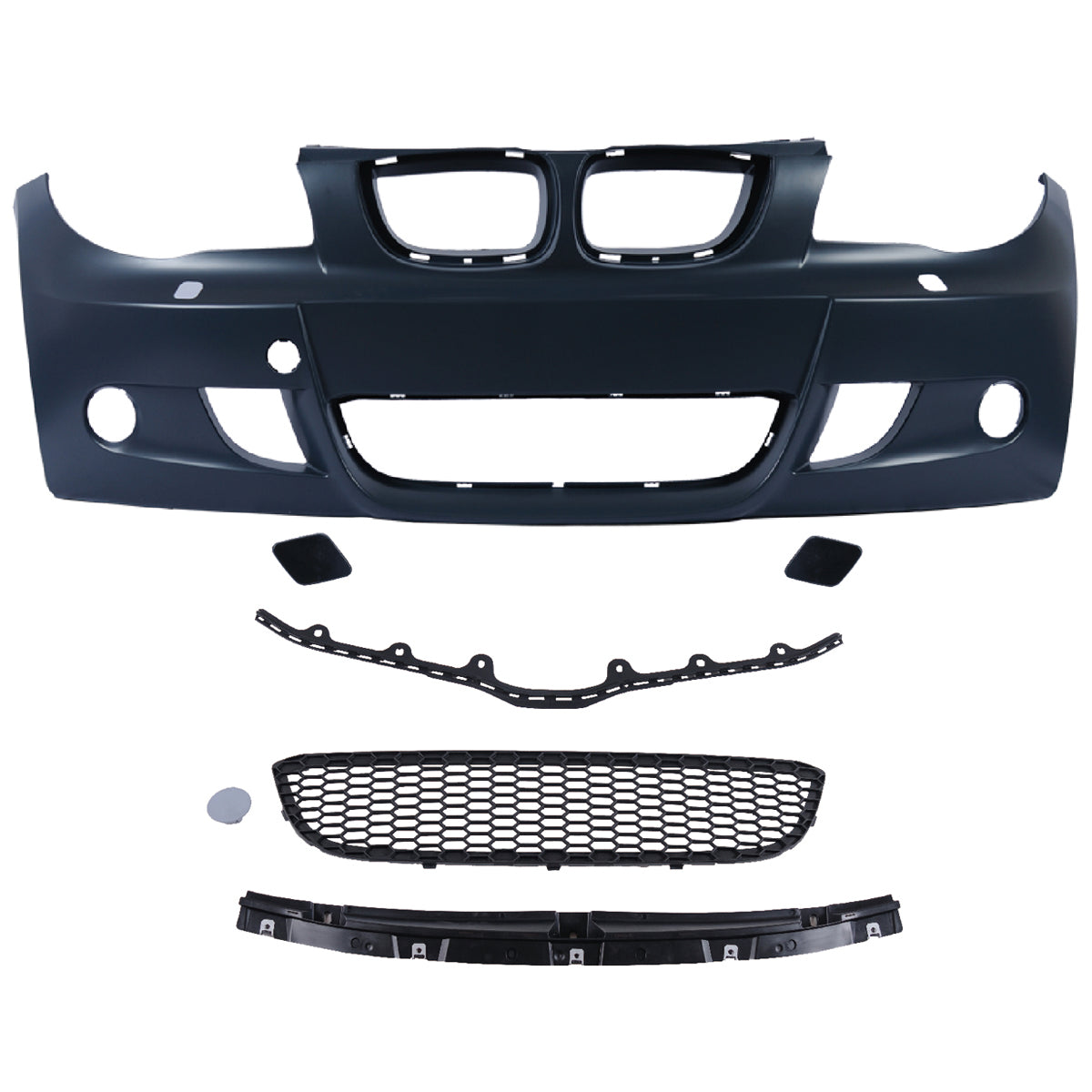 Frontstoßstange mit SRA passend für BMW 1er (E81 E87 E82 E88) 2004-2013 – Ansicht 2