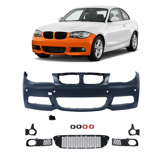 Frontstoßstange Sport mit PDC passend für BMW 1er E81 E87 E82 E88 2004-2013 – Ansicht 1