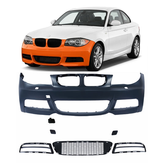 Frontstoßstange Sport mit PDC passend für BMW 1er (E81 E82 E87 E88) 2004-2013 – Ansicht 1