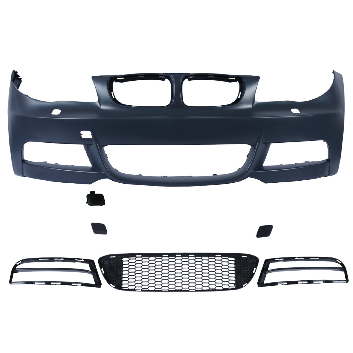 Frontstoßstange Sport mit PDC passend für BMW 1er (E81 E82 E87 E88) 2004-2013 – Ansicht 2