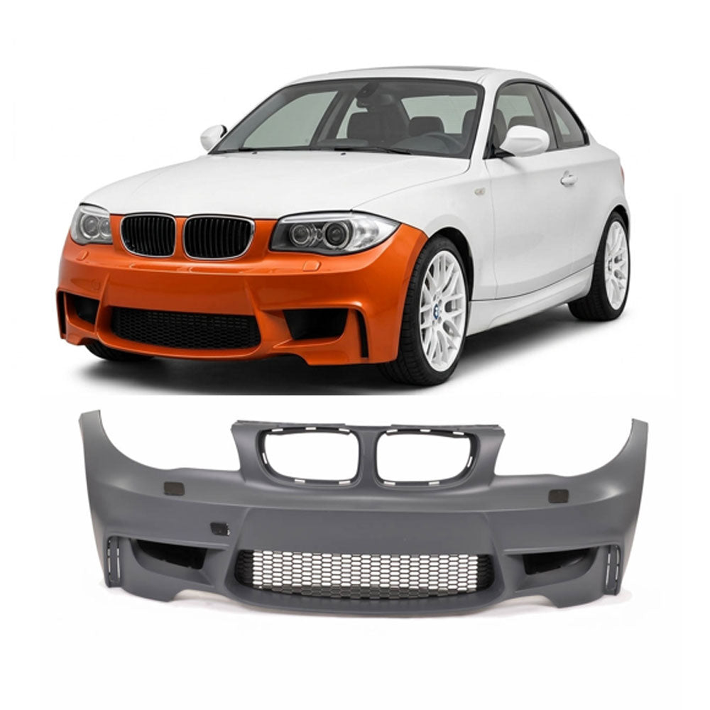 Frontstoßstange mit SRA passend für BMW 1er E81 E82 E87 E88 2004-2013 – Ansicht 1
