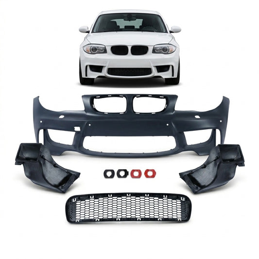Frontstoßstange mit PDC mit SRA passend für BMW 1er E81 E82 E87 E88 2004-2013 – Ansicht 1