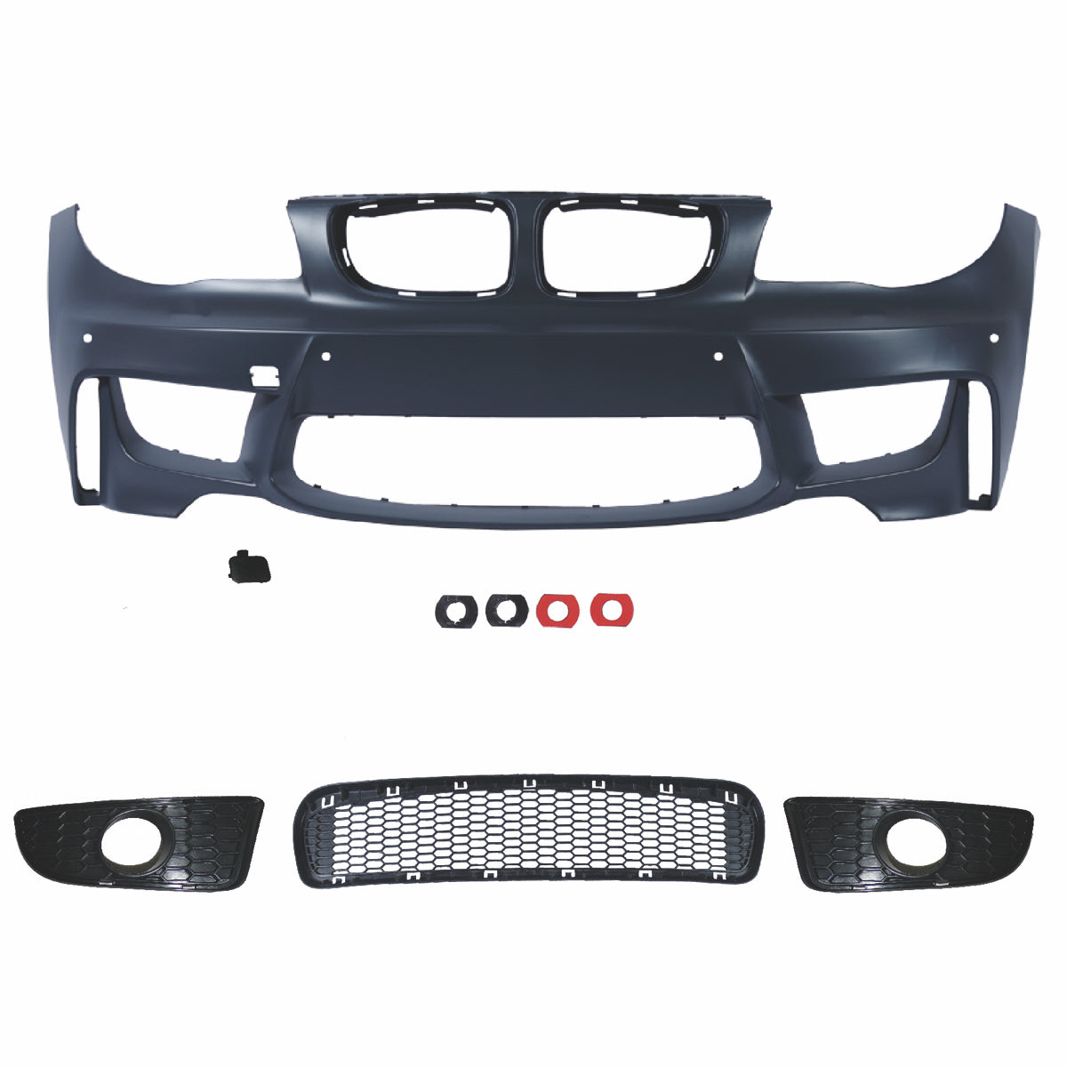 Frontstoßstange Sport mit PDC passend für BMW 1er E81 E82 E87 E88 2004-2013 – Ansicht 2