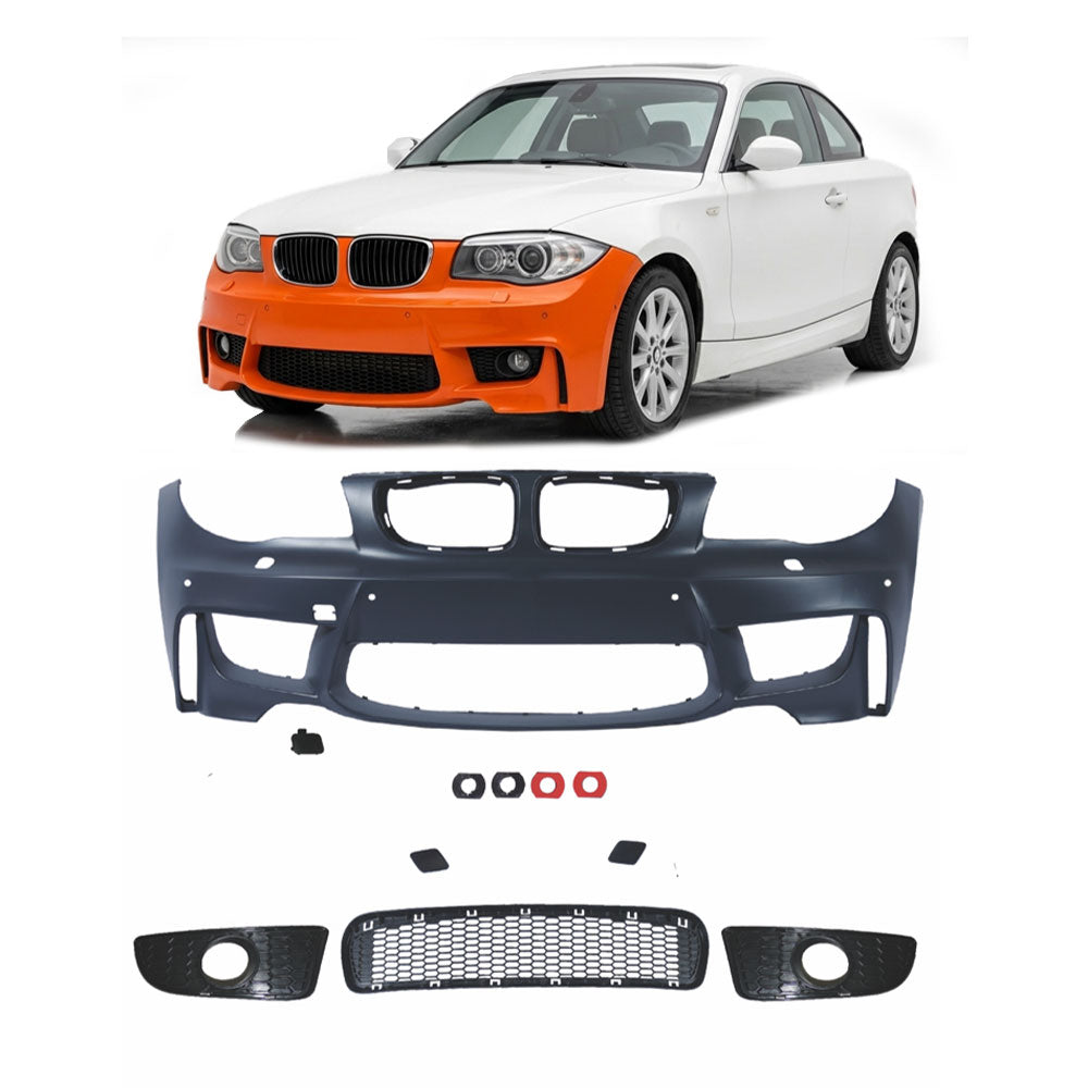 Frontstoßstange Sport mit PDC mit SRA passend für BMW 1er E81 E82 E87 E88 2004-2013 – Ansicht 1