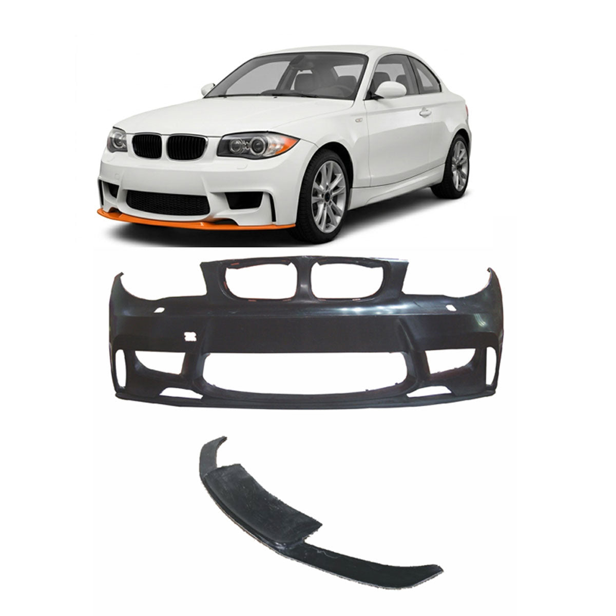Frontstoßstange Sport passend für BMW 1er (E81-E88) 2004-2013 – Ansicht 1