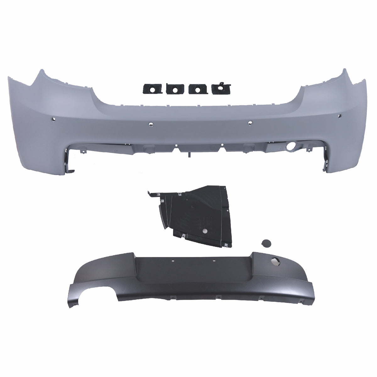 Heckstoßstange M-Tech passend für BMW 1er E81 E87 Schrägheck 2004-2011 – Ansicht 2