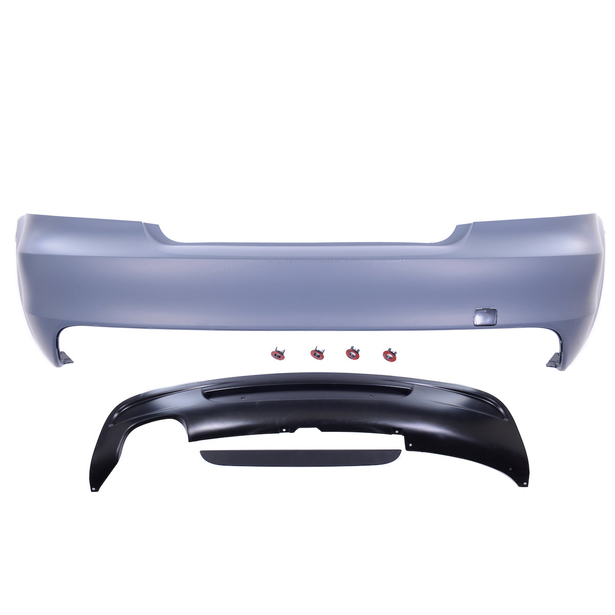 Heckstoßstange mit Diffusor passend für BMW 1er (E82/E88) 2007-2013 – Ansicht 2