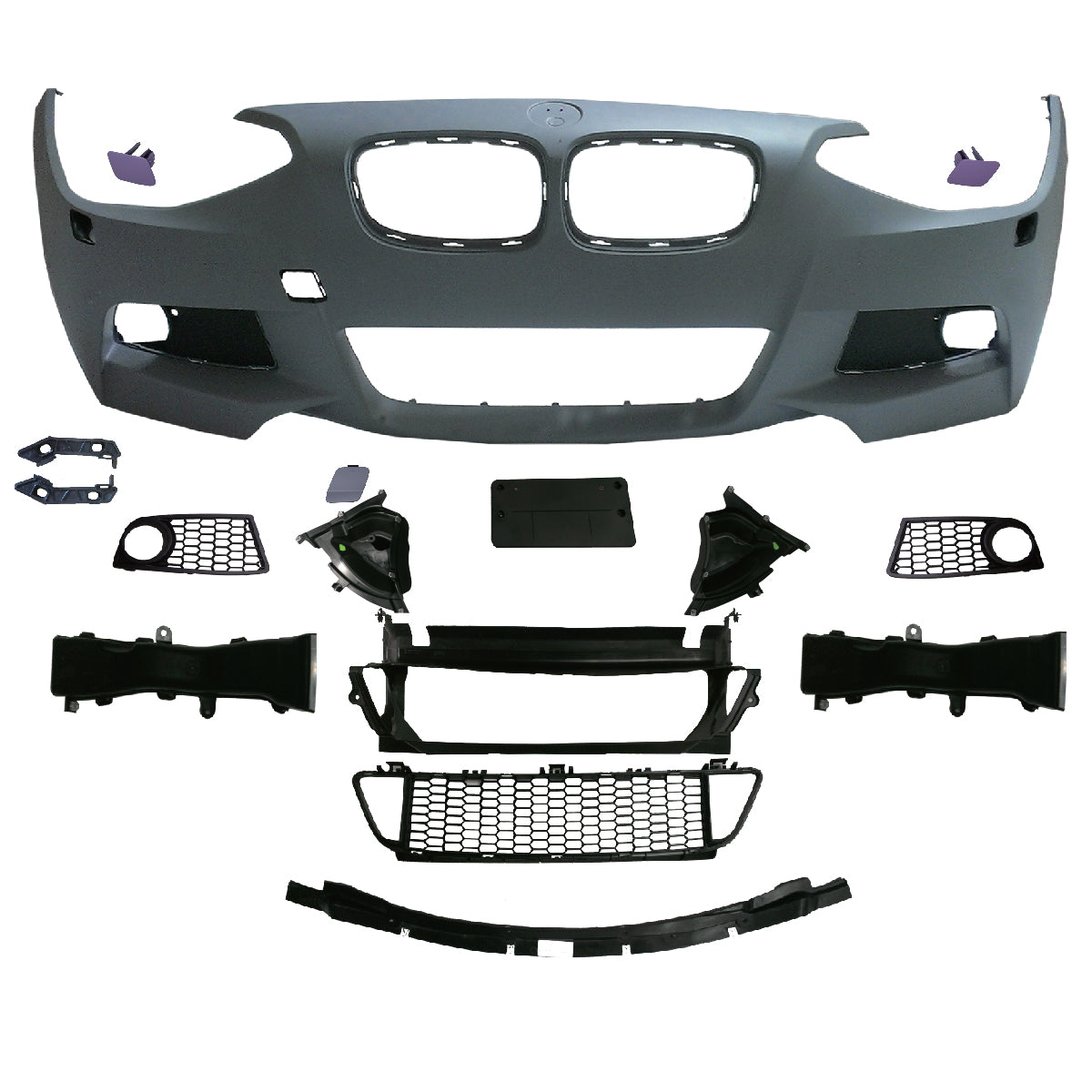 Frontstoßstange mit SRA passend für BMW 1er F20 F21 2011-2015 – Ansicht 2