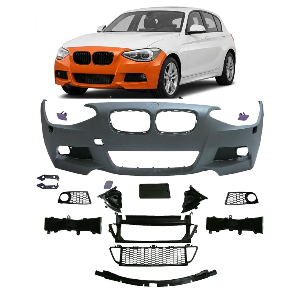 Frontstoßstange mit SRA passend für BMW 1er F20 F21 2011-2015 – Ansicht 1
