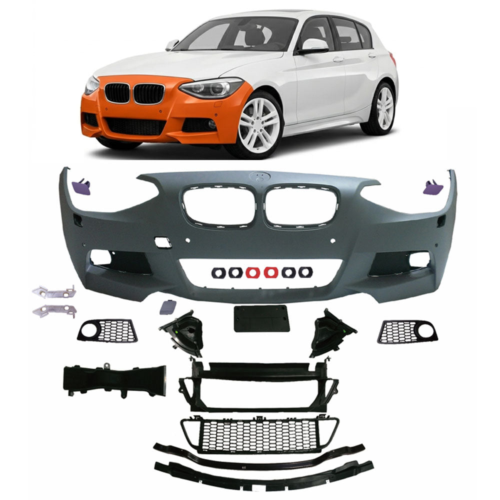 Frontstoßstange M-Tech mit PDC mit SRA passend für BMW 1er F20 F21 2011-2015 – Ansicht 1