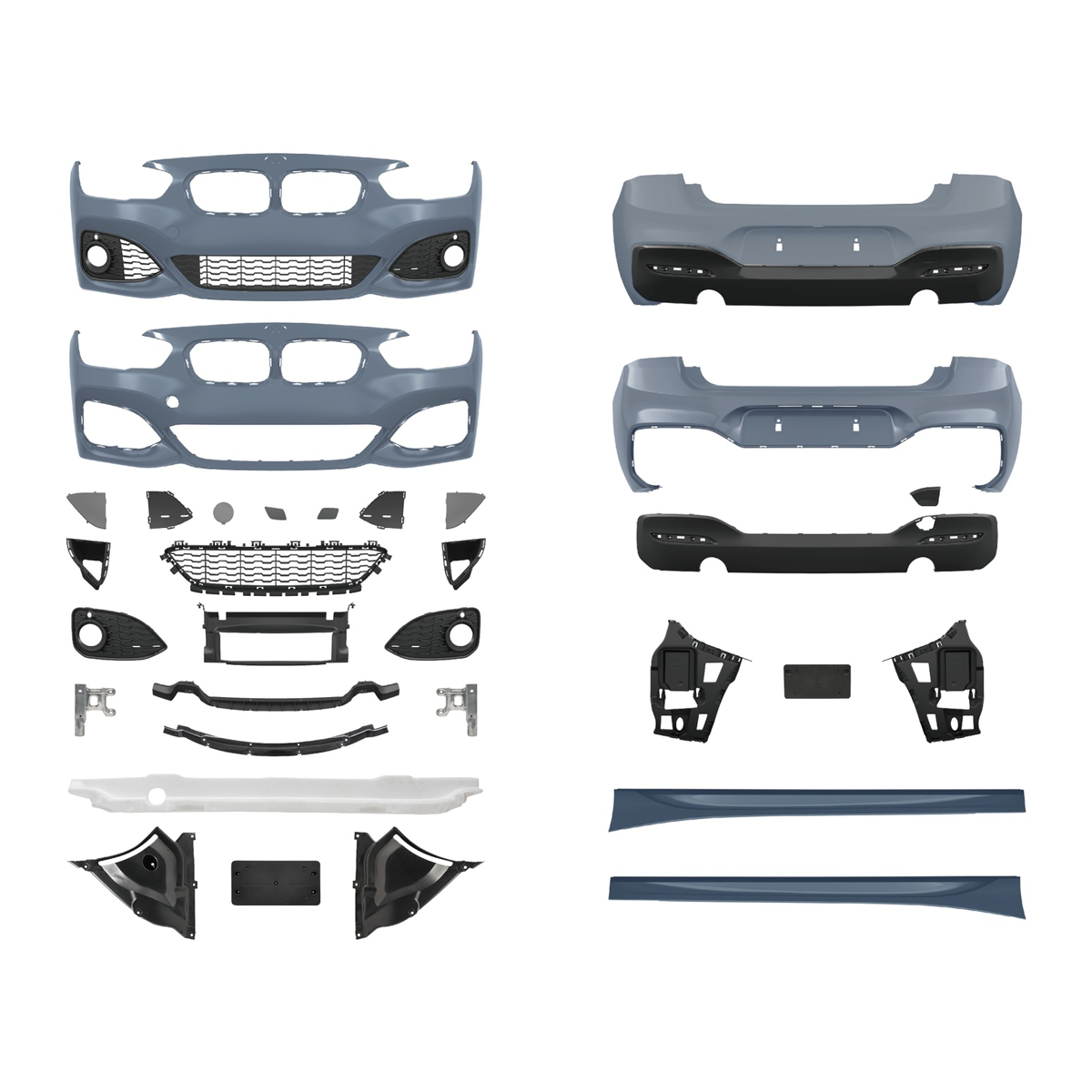 Frontstoßstange Sport mit PDC passend für BMW 1er (F20 F21) 2011-2015 – Ansicht 3