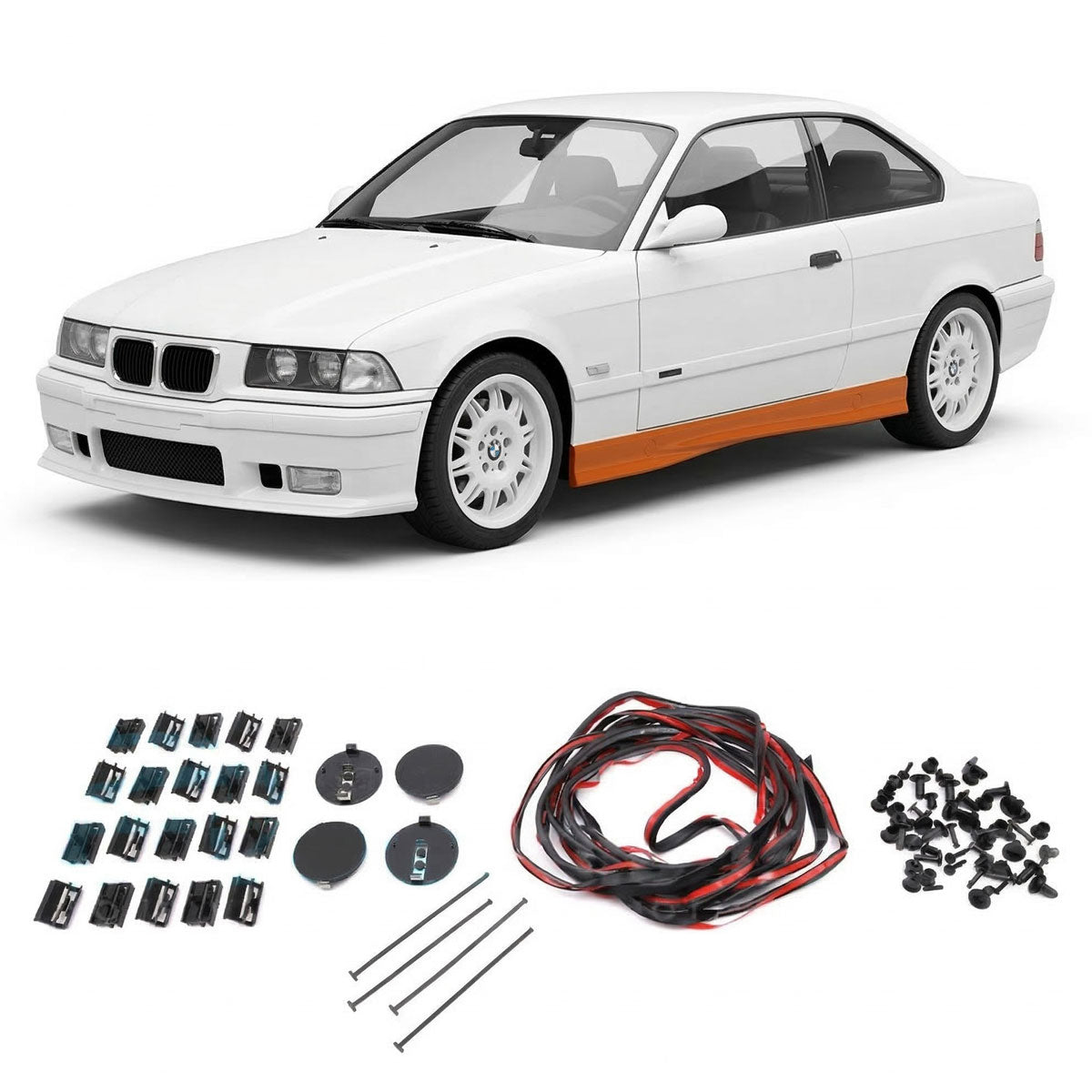 Montagesatz für Seitenschweller passend für BMW 3er E36 1990-2000 – Ansicht 1