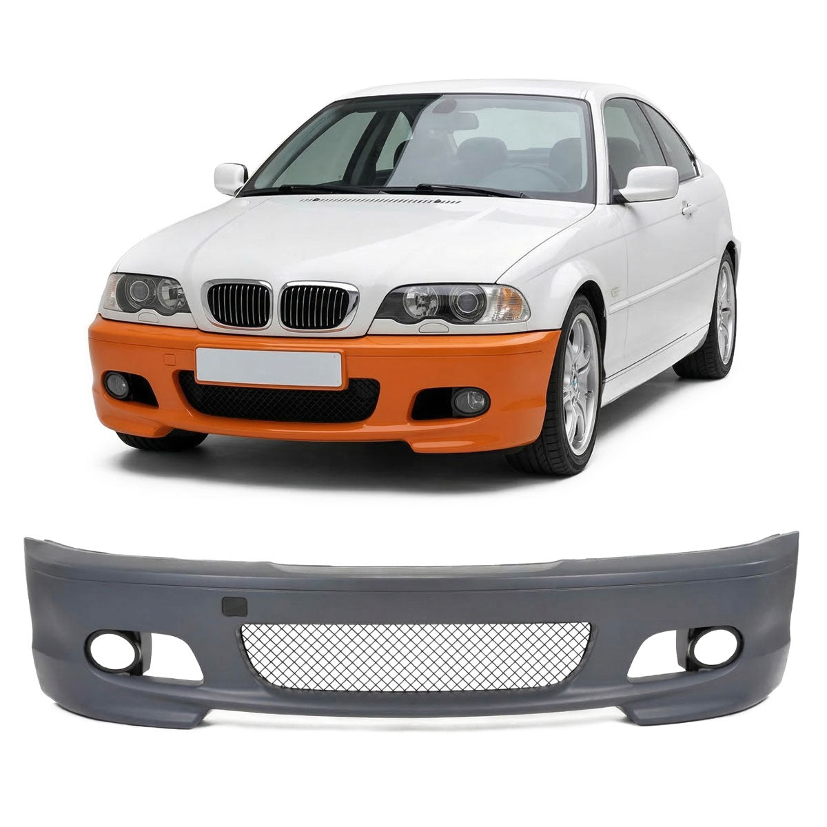 Frontstoßstange passend für BMW 3er E46 Coupé Cabrio 1999-2006 – Ansicht 1