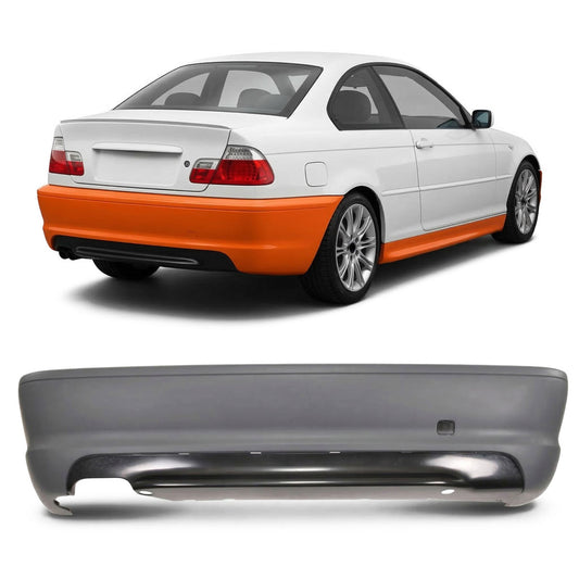 Heckstoßstange M-Tech mit Diffusor passend für BMW 3er E46 Coupé Cabrio 1999-2006 – Ansicht 1