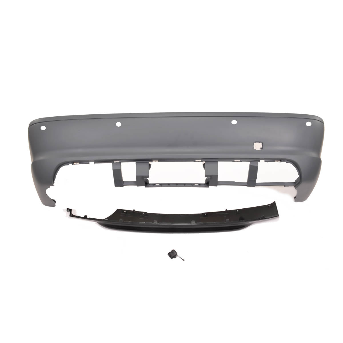 Heckstoßstange M-Tech mit PDC mit Diffusor passend für BMW E46 Coupé Cabrio 1999-2006 – Ansicht 4