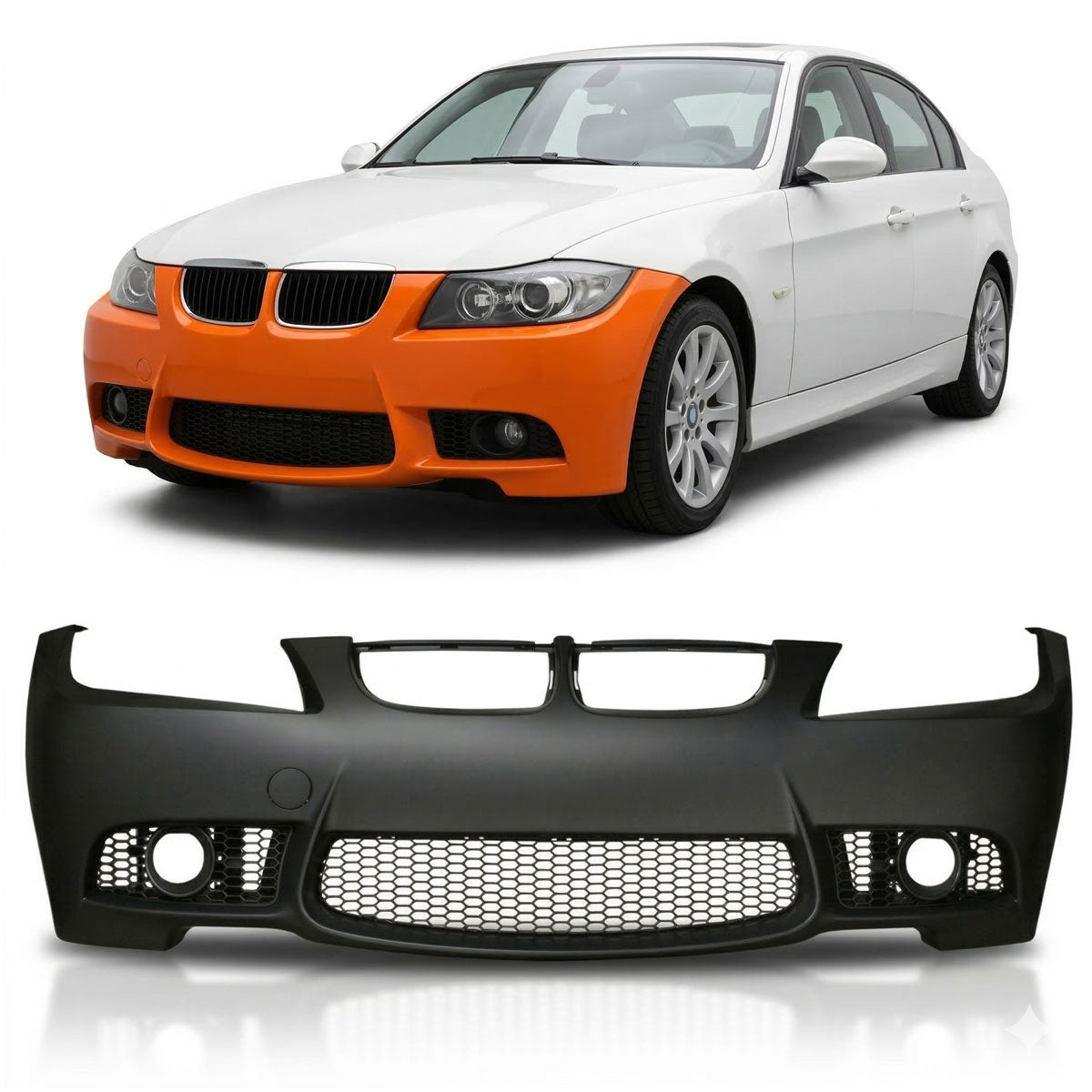 Frontstoßstange passend für BMW 3er E90 E91 Limousine Touring 2005-2008 – Ansicht 1