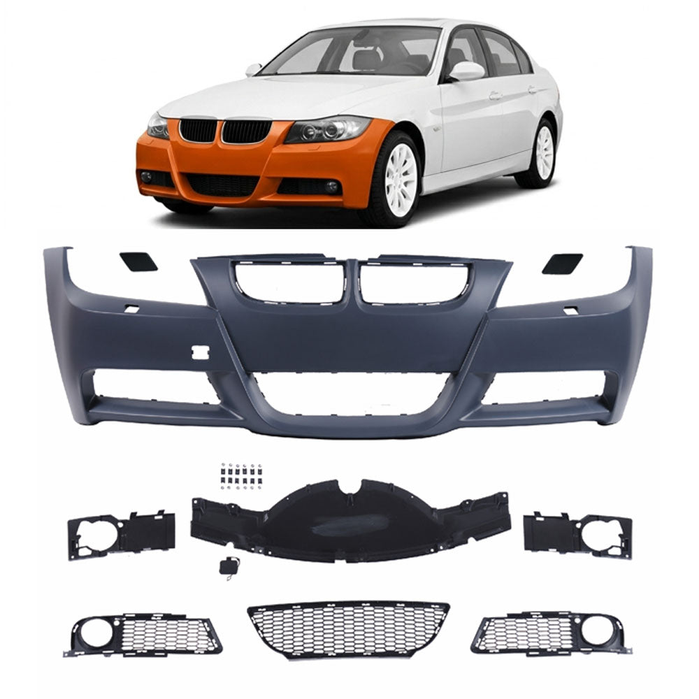 Frontstoßstange passend für BMW 3er E90 E91 Limousine Touring 2005-2008 – Ansicht 1