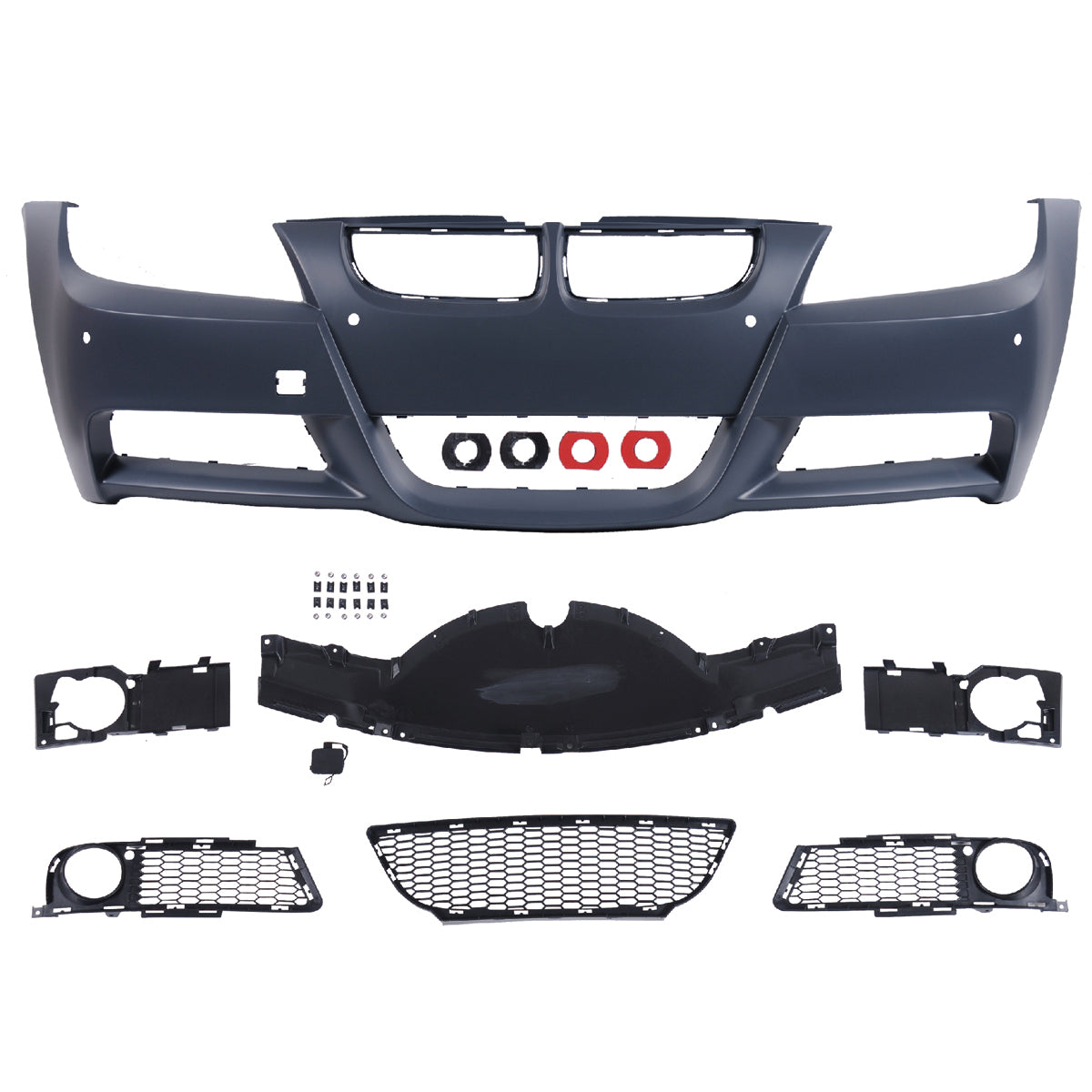 Frontstoßstange Sport mit PDC passend für BMW 3er E90 E91 2005-2008 – Ansicht 2