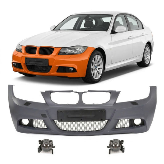 Frontstoßstange mit SRA passend für BMW 3er E90 E91 Facelift 2008-2011 – Ansicht 1
