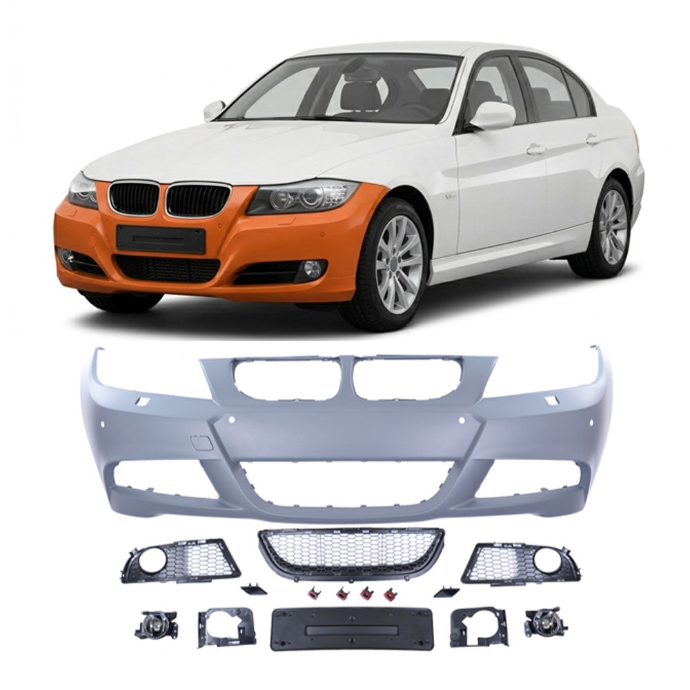 Frontstoßstange Sport mit PDC mit SRA passend für BMW 3er E90 E91 2008-2011 – Ansicht 1