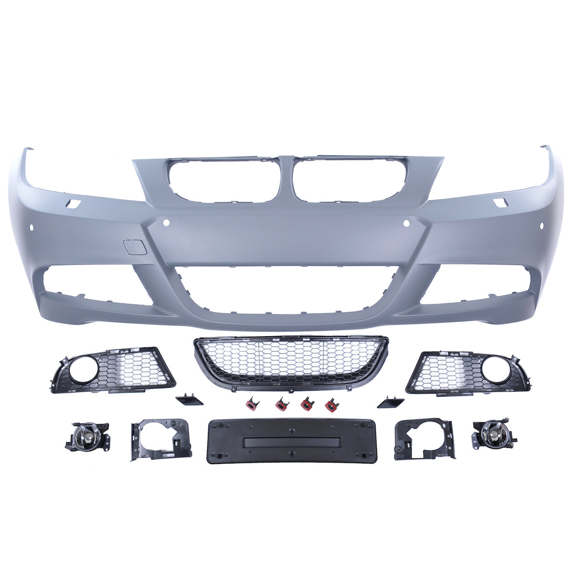 Frontstoßstange Sport mit PDC mit SRA passend für BMW 3er E90 E91 2008-2011 – Ansicht 2