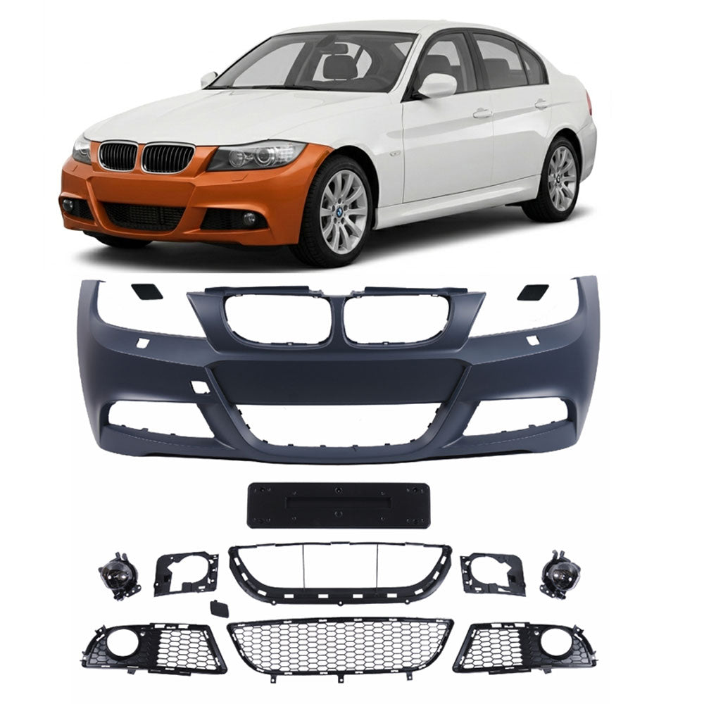 Frontstoßstange Sport mit SRA passend für BMW 3er E90 E91 2008-2011 – Ansicht 1
