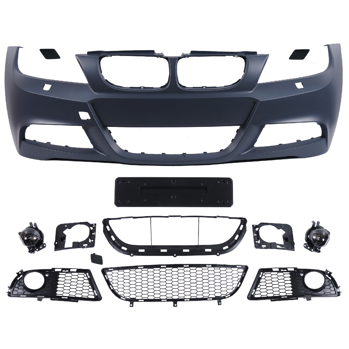 Frontstoßstange Sport mit SRA passend für BMW 3er E90 E91 2008-2011 – Ansicht 2
