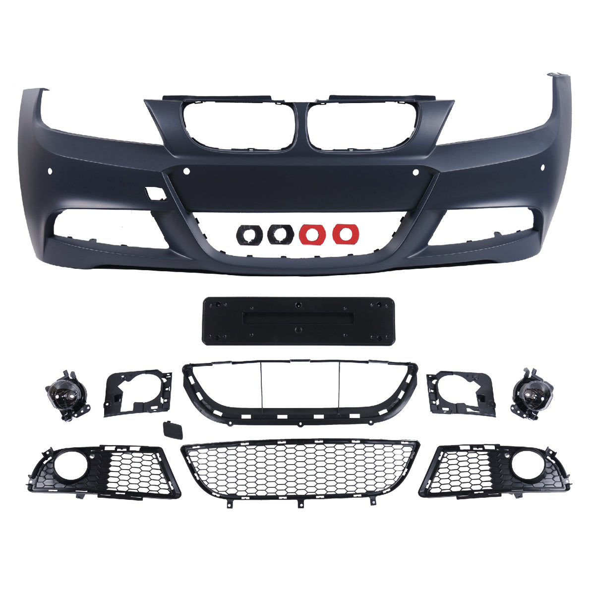 Frontstoßstange Sport mit PDC passend für BMW 3er (E90/E91) 2008-2011 – Ansicht 2