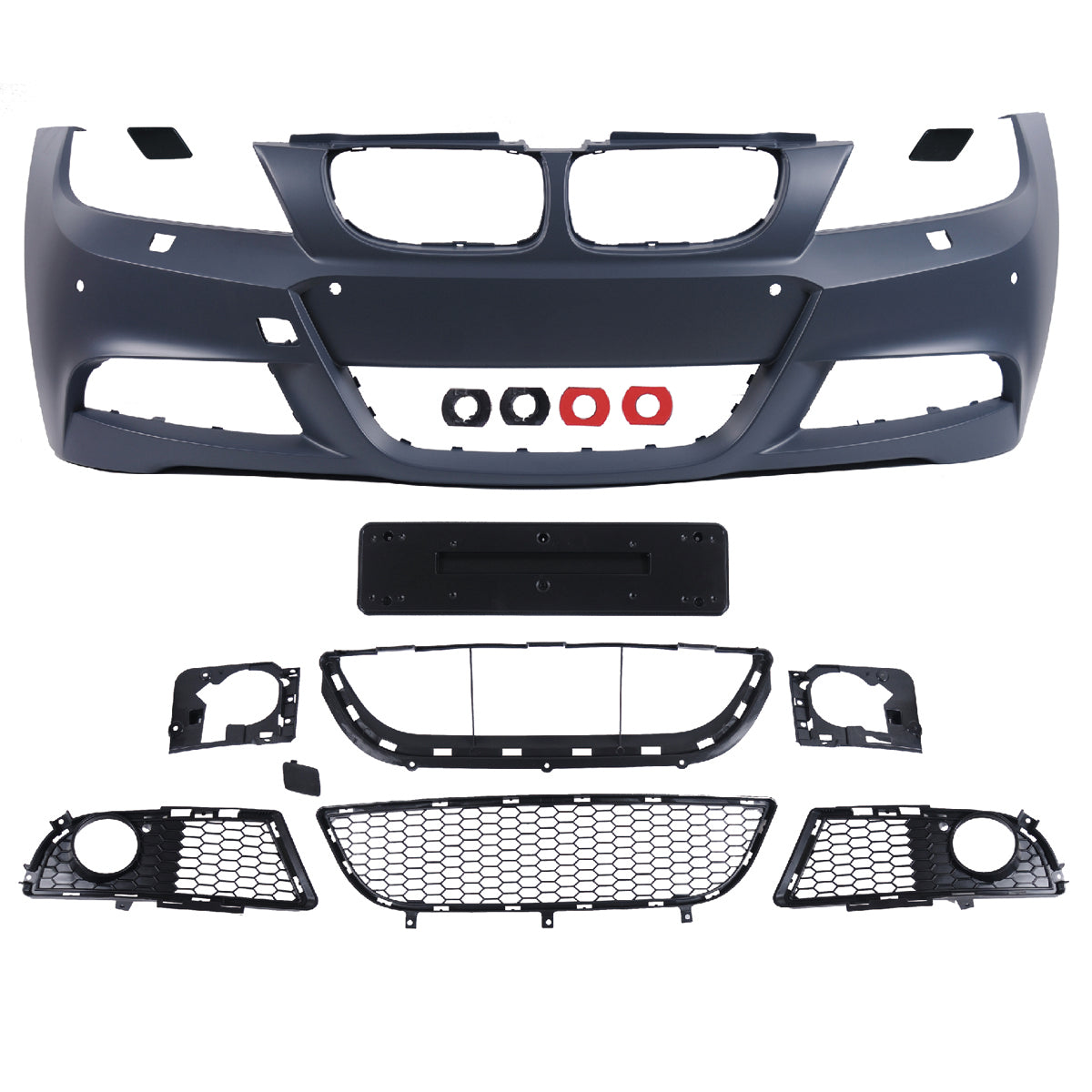 Frontstoßstange M-Tech mit PDC mit SRA passend für BMW 3er E90 E91 2008-2011 – Ansicht 2