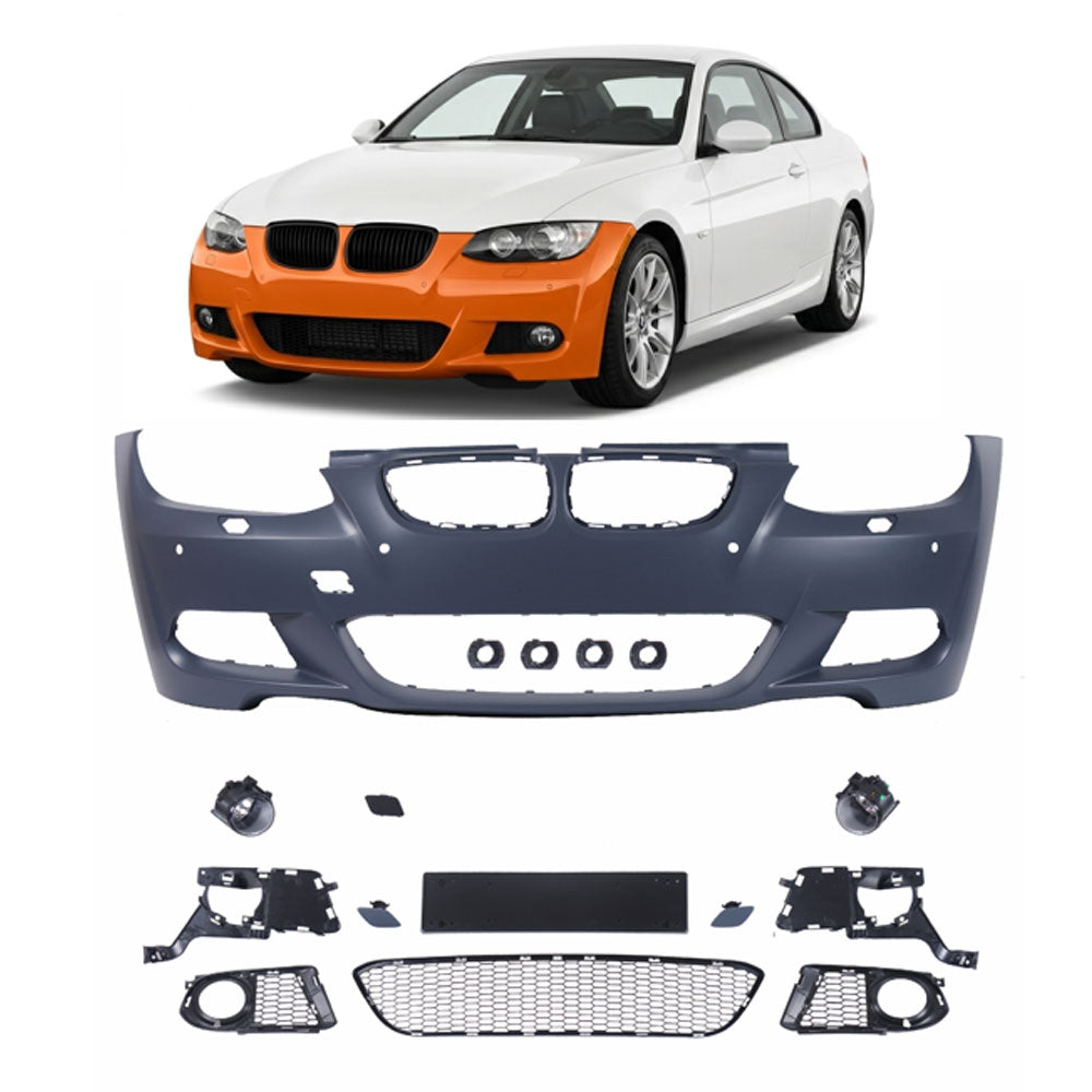 Frontstoßstange Sport mit PDC mit SRA passend für BMW 3er E92 E93 2006-2010 – Ansicht 1