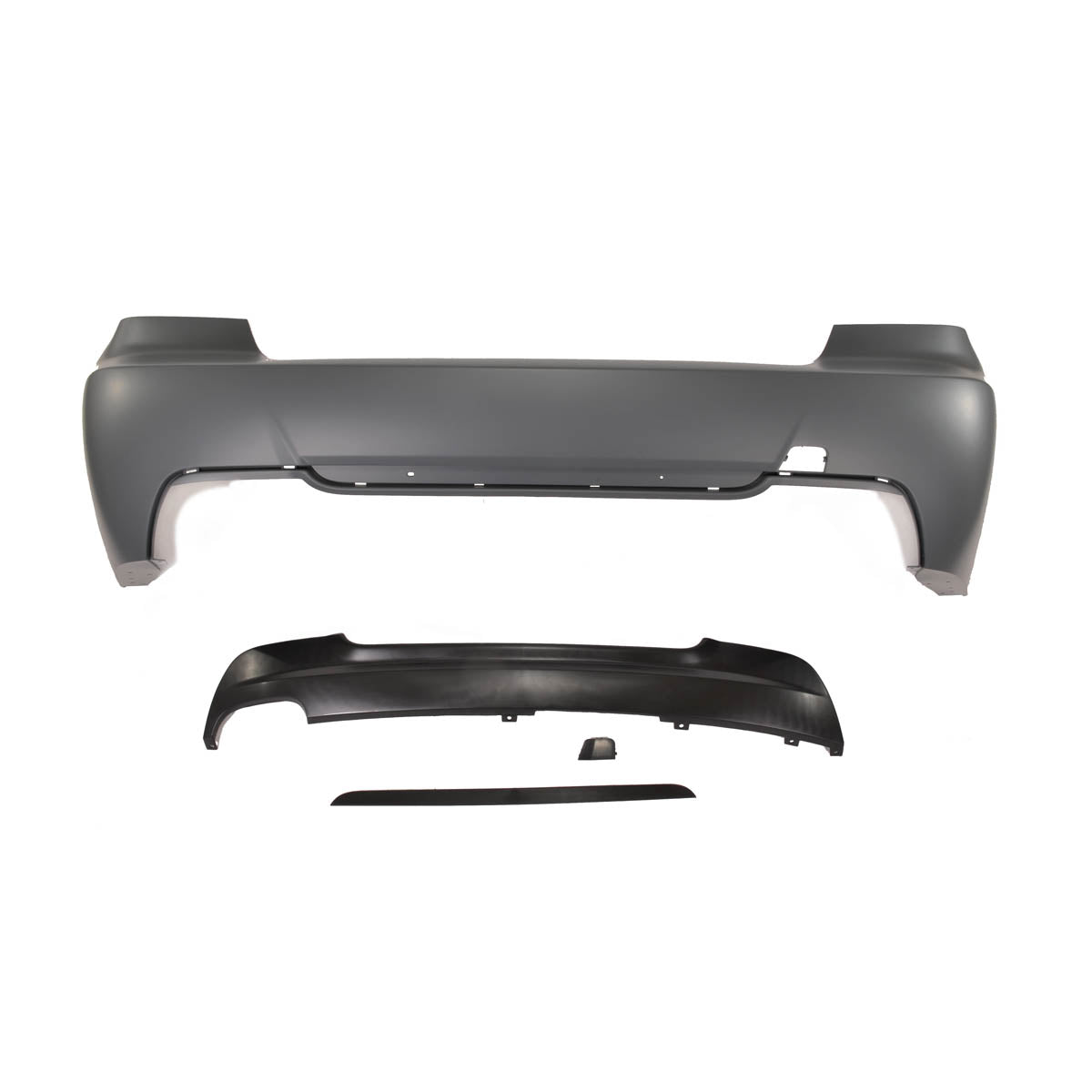 Heckstoßstange mit Diffusor passend für BMW 3er E92 E93 2006-2013 – Ansicht 4