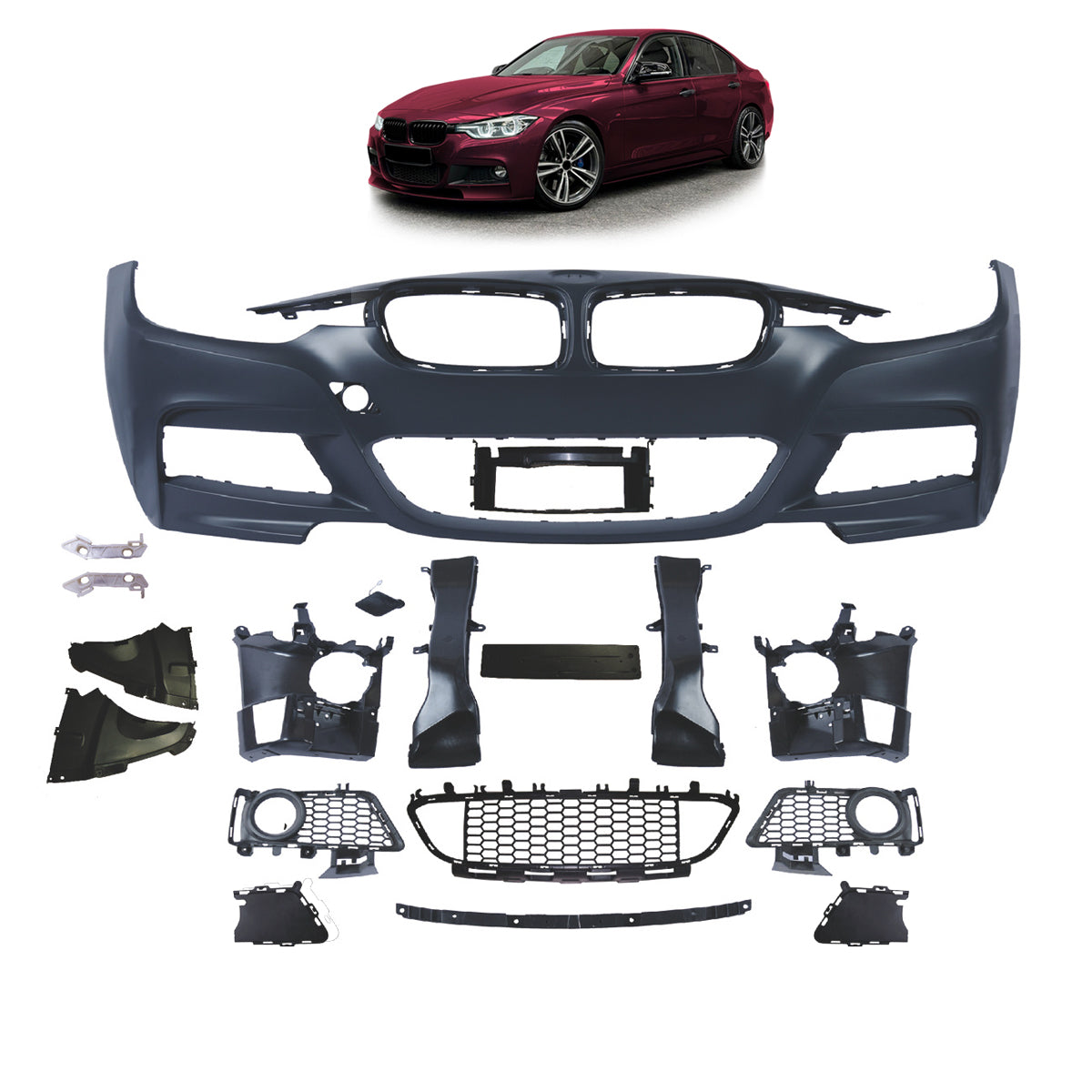 Frontstoßstange Sport passend für BMW 3er (F30/F31) 2011-2015 – Ansicht 1