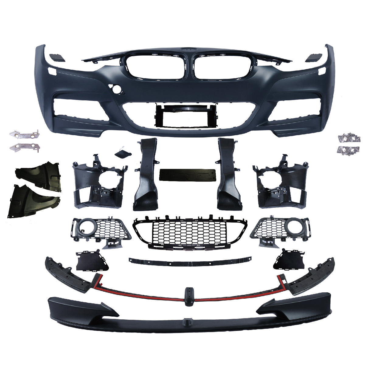 Frontstoßstange Sport mit PDC passend für BMW 3er F30 F31 2011-2015 – Ansicht 2