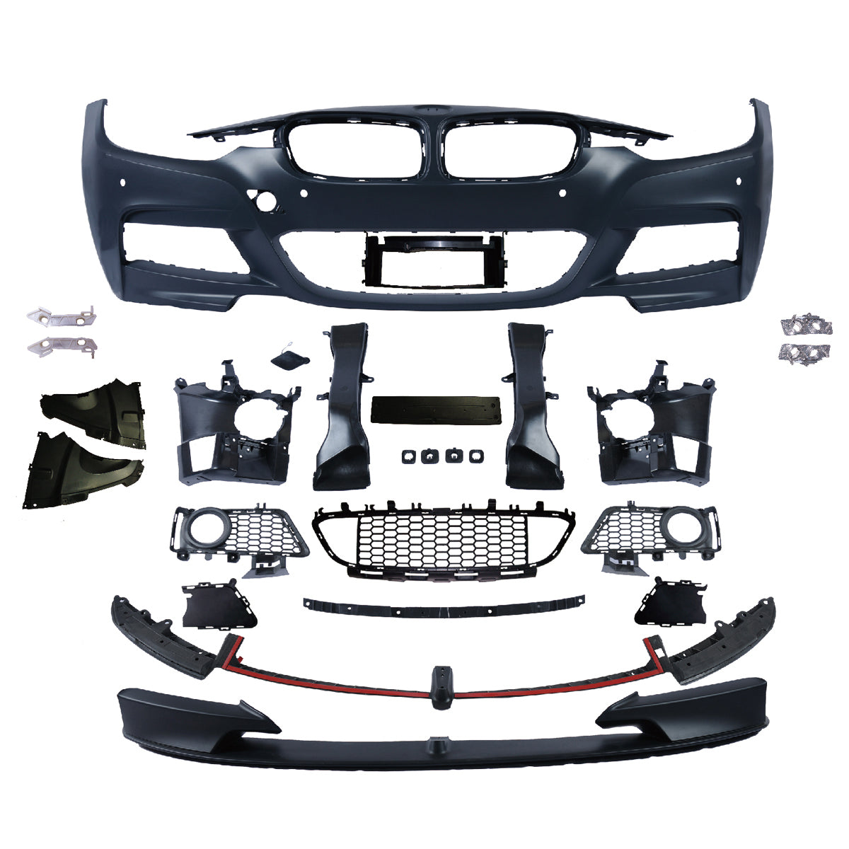 Frontstoßstange Sport mit SRA passend für BMW 3er F30 F31 2011-2015 – Ansicht 2