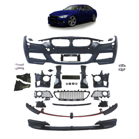 Frontstoßstange Sport mit PDC mit SRA passend für BMW 3er F30 F31 2011-2015 – Ansicht 1