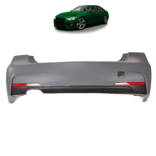 Heckstoßstange Sport mit Diffusor passend für BMW 3 (F30) Limousine 2011-2018 – Ansicht 1