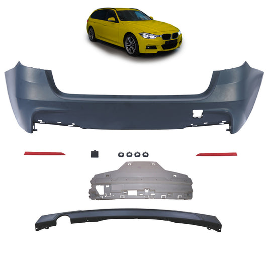 Heckstoßstange Sport mit Diffusor passend für BMW 3er F31 Touring 2011-2018 – Ansicht 1