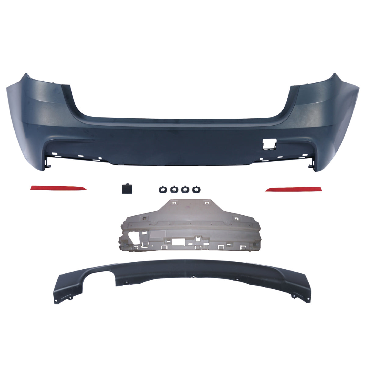 Heckstoßstange Sport mit Diffusor passend für BMW 3 (F31) Touring 2011-2018 – Ansicht 2