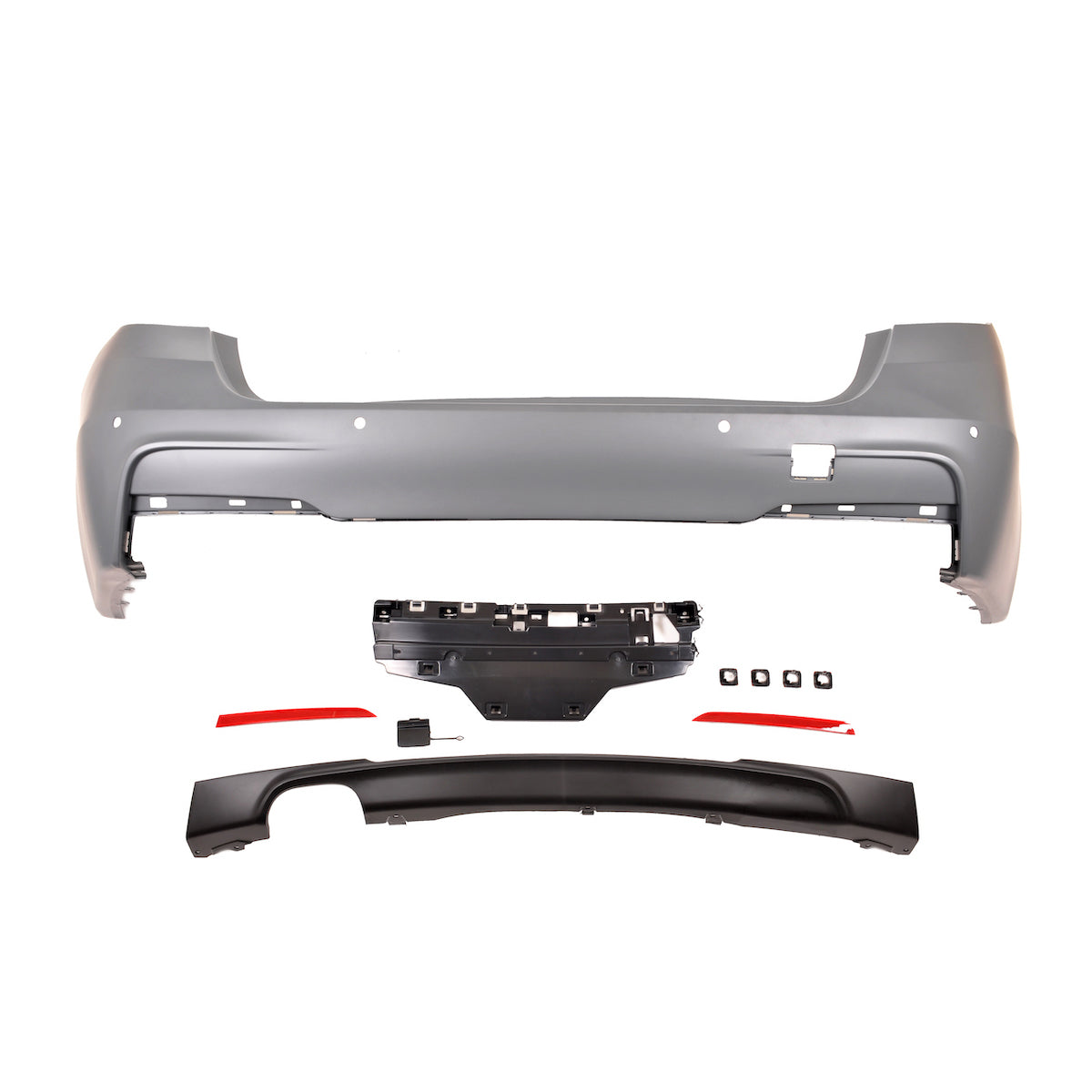 Heckstoßstange mit PDC mit Diffusor passend für BMW 3er F31 Touring 2011-2018 – Ansicht 2