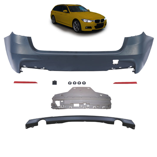 Heckstoßstange Sport mit Diffusor passend für BMW 3er F31 Touring 2011-2018 – Ansicht 1
