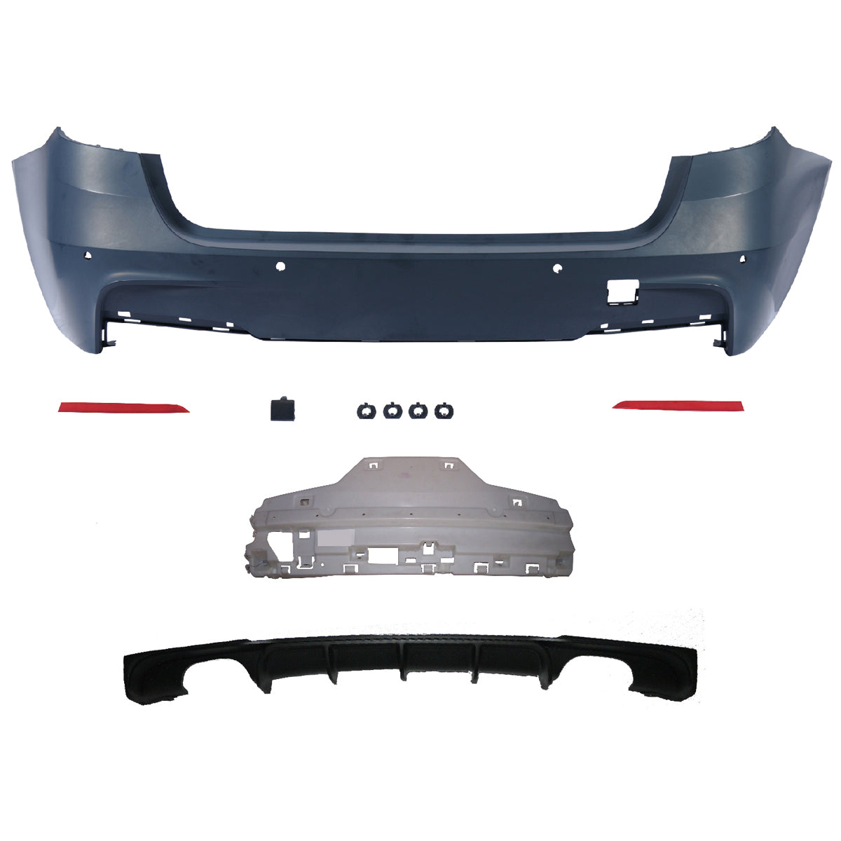 Heckstoßstange M-Tech mit PDC passend für BMW 3er F31 Touring 2012-2018 – Ansicht 2