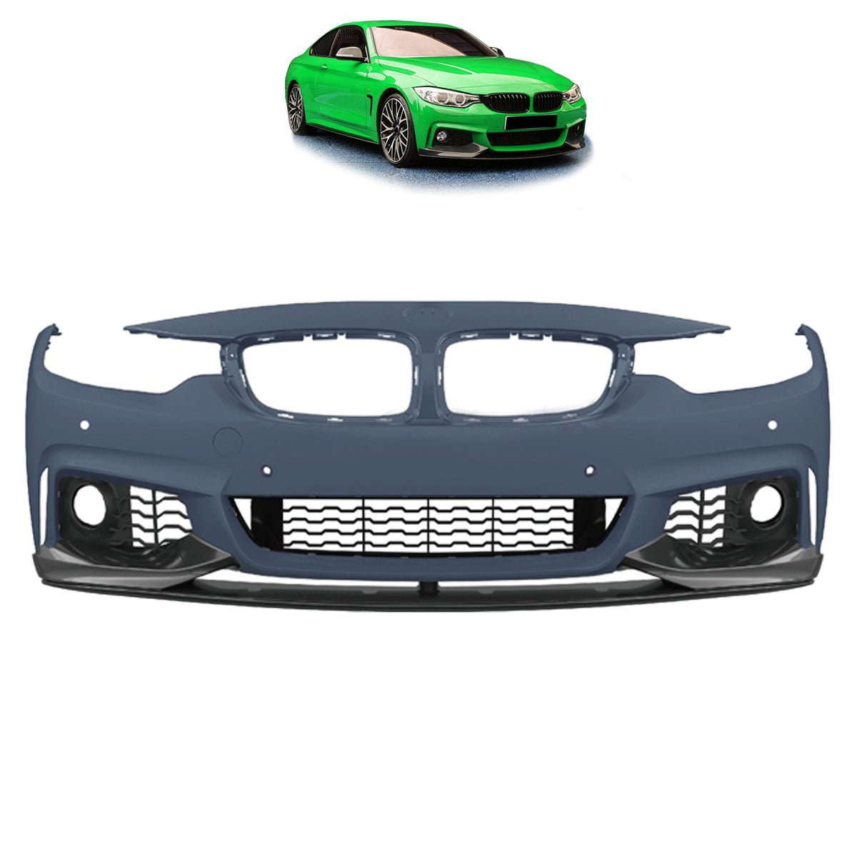Frontstoßstange M-Tech passend für BMW 4 Series F32 F33 F36 2013-2021 – Ansicht 1