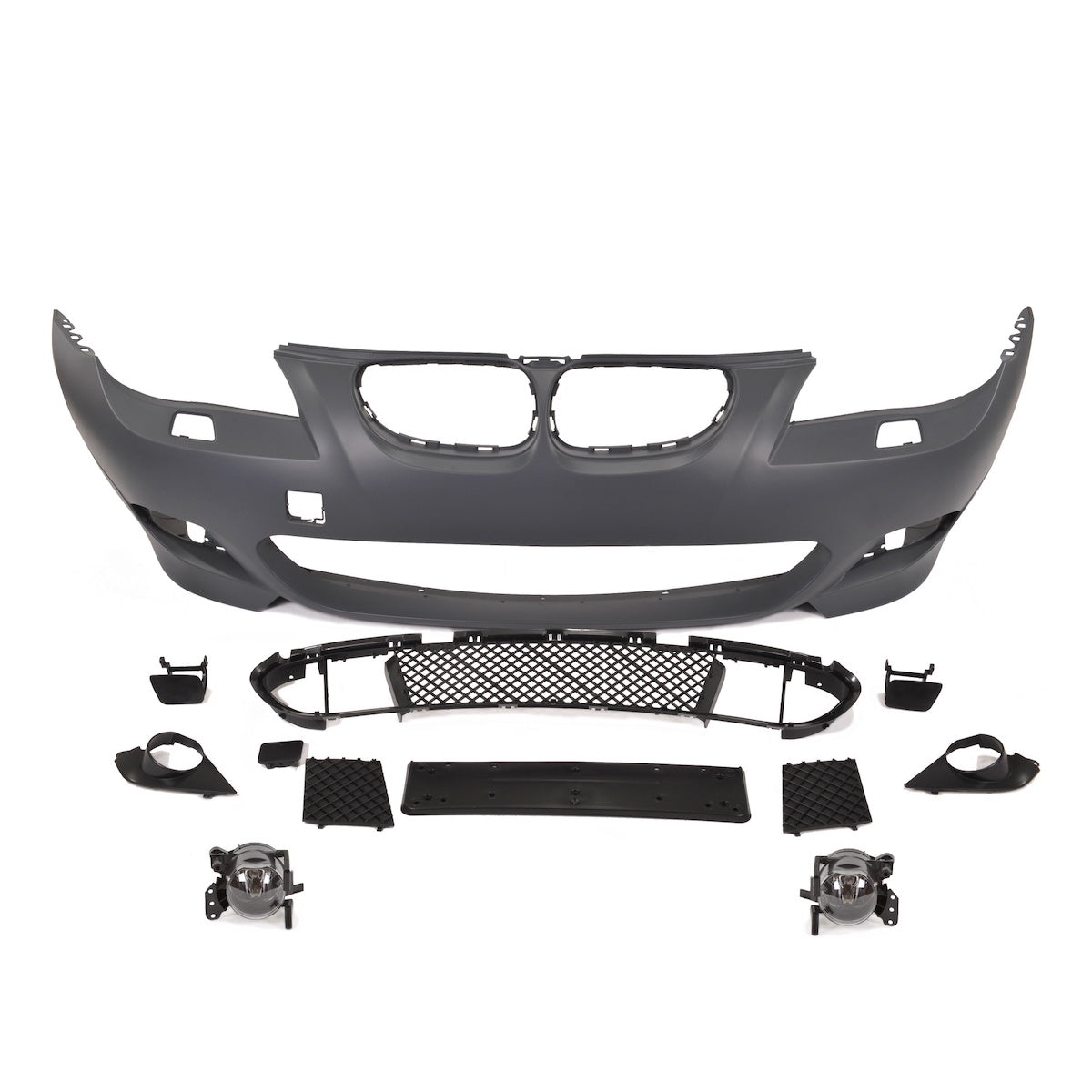 Frontstoßstange mit SRA mit Nebelscheinwerfer-Aufnahme passend für BMW 5er E60 E61 2003-2010 – Ansicht 5
