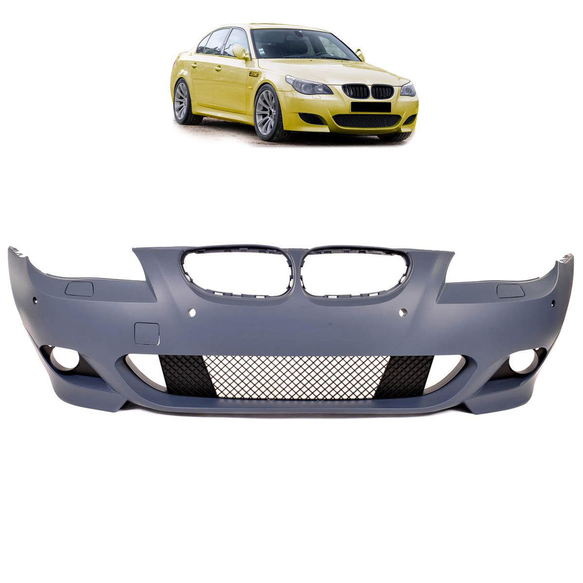 Frontstoßstange mit PDC mit SRA passend für BMW 5er E60 E61 2003-2007 – Ansicht 1