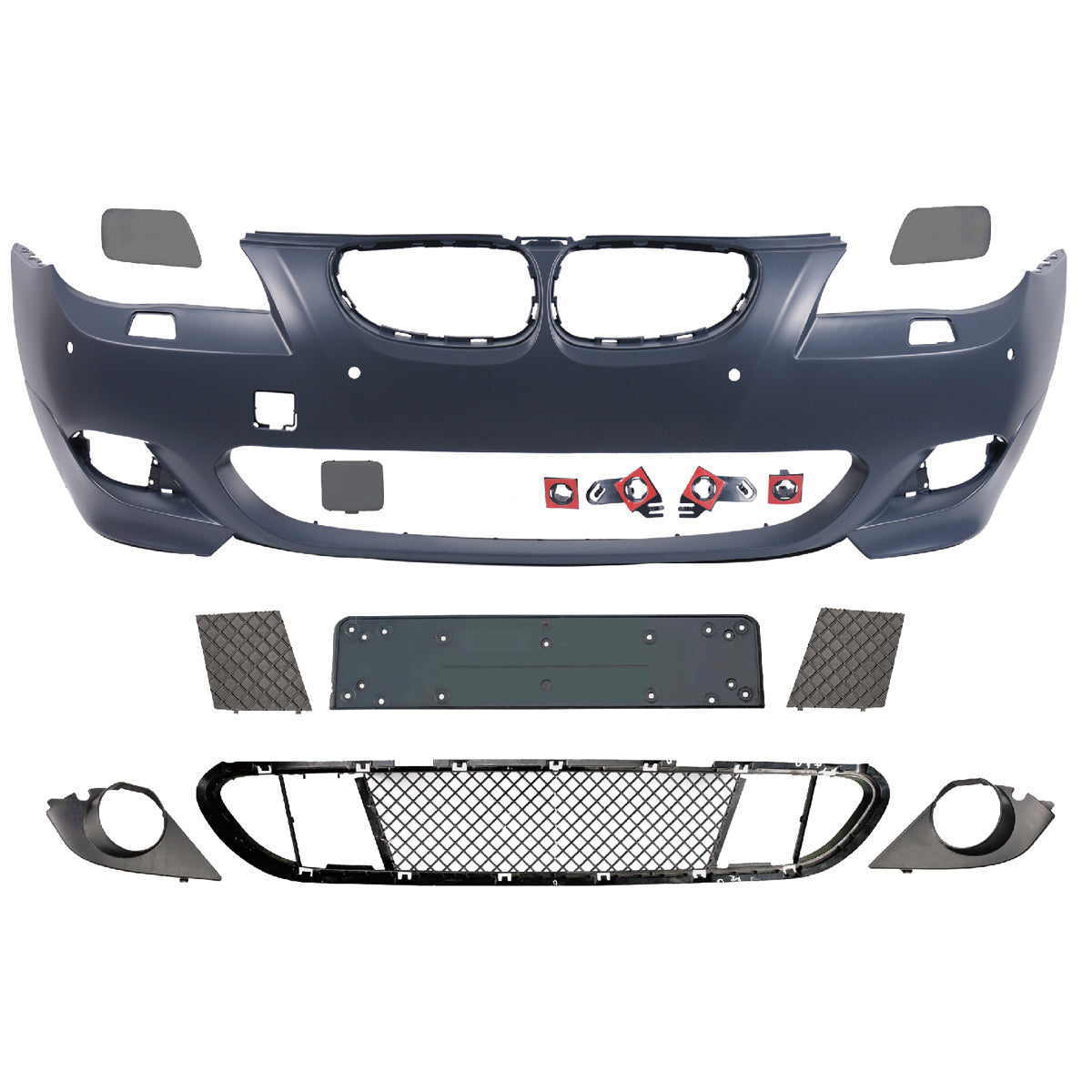 Frontstoßstange M-Tech mit PDC mit SRA passend für BMW 5er E60 E61 2007-2010 – Ansicht 2