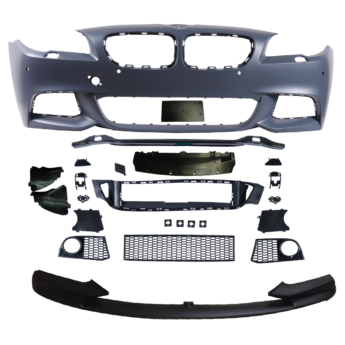 Frontstoßstange Sport mit PDC mit SRA passend für BMW 5er F10 F11 2010-2013 – Ansicht 2