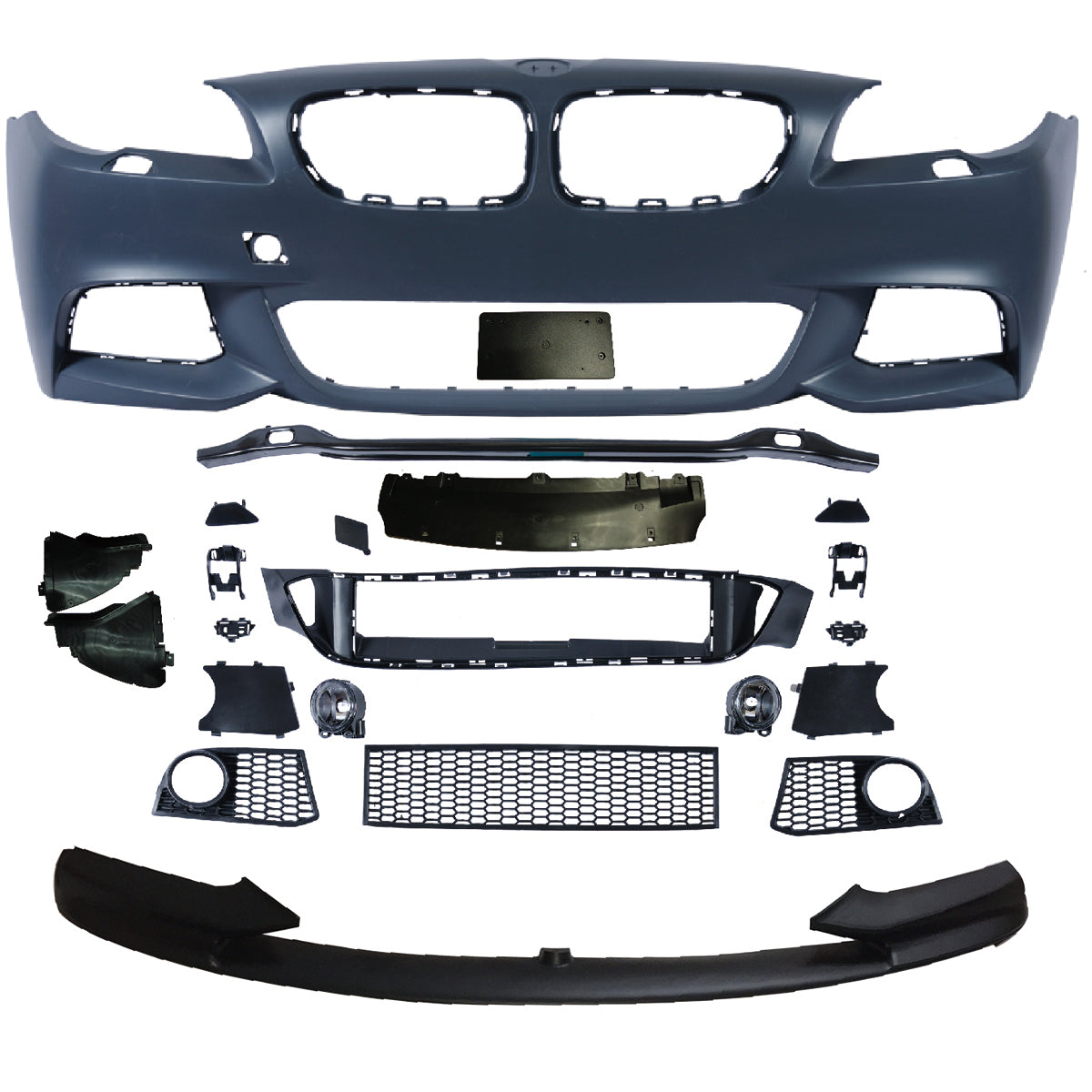 Frontstoßstange Sport mit SRA passend für BMW 5 (F10/F11) 2010-2013 – Ansicht 2
